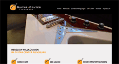Desktop Screenshot of guitar-center-flensburg.de