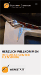 Mobile Screenshot of guitar-center-flensburg.de